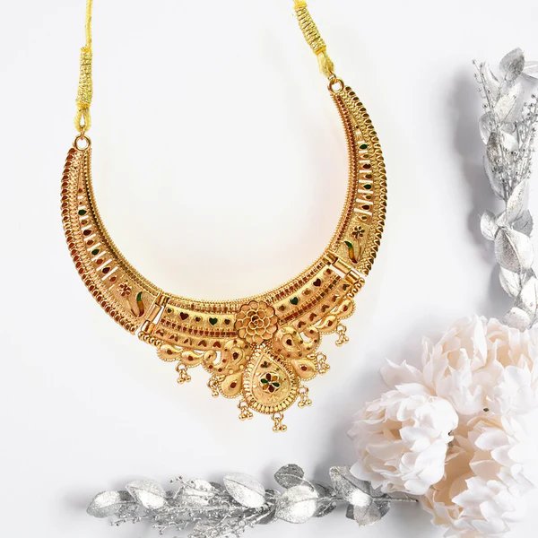 Refined Gold Plated Necklace Set for Women ? Elegant Jewelry for Parties and Celebrations | A Touch of Class
