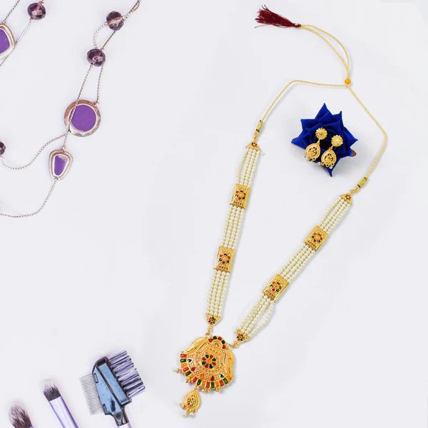 Stunning Moti Pearl Jewelry Set ? Effortless Elegance for Women, Perfect Gift for Weddings & Festive Occasions