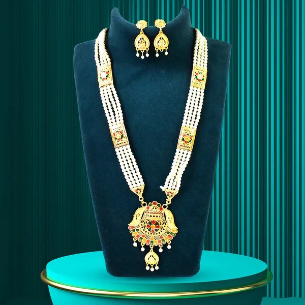 Stunning Moti Pearl Jewelry Set ? Effortless Elegance for Women, Perfect Gift for Weddings & Festive Occasions