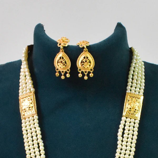 Moti Pearl Necklace Set ? Radiance and Style Combined for Women, Perfect for Festive Occasions