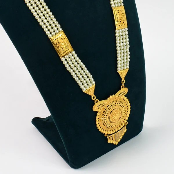 Radiant Moti Necklace ? Perfect for Special Occasions, Elegant Pearl Jewelry for Women