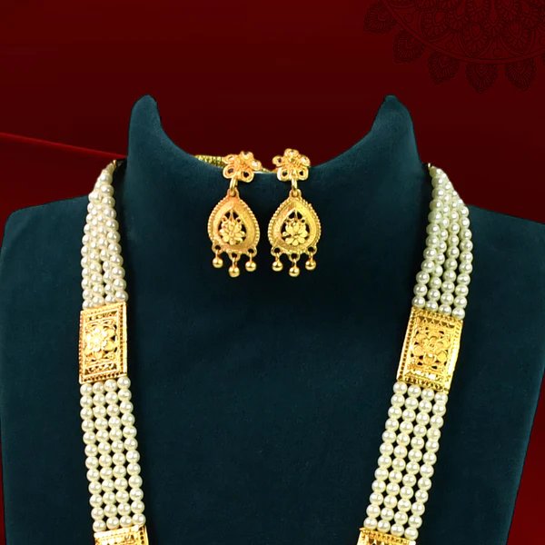 Elegant Moti Necklace ? A Timeless Classic for Women, Perfect for Every Occasion