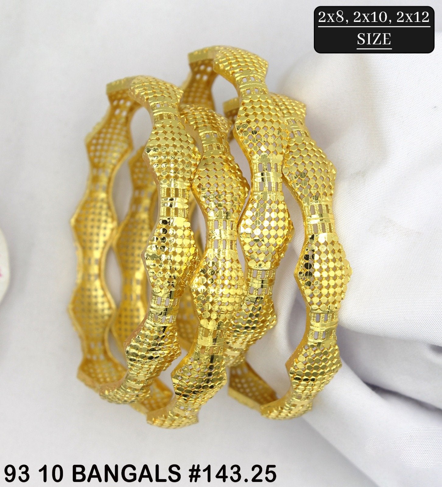 Morison Designer Gold-Plated Bangles for Women | Traditional Ethnic Jewellery | Perfect for Weddings, Parties & Festive Wear