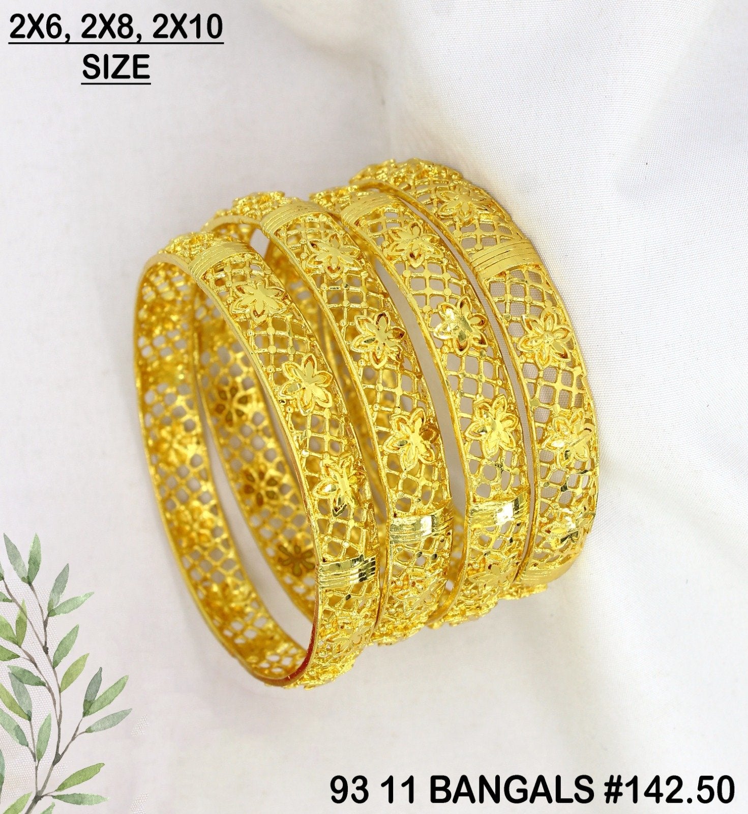 Morison Designer Gold-Plated Bangles for Women | Traditional Ethnic Jewellery | Perfect for Weddings, Parties & Festive Wear