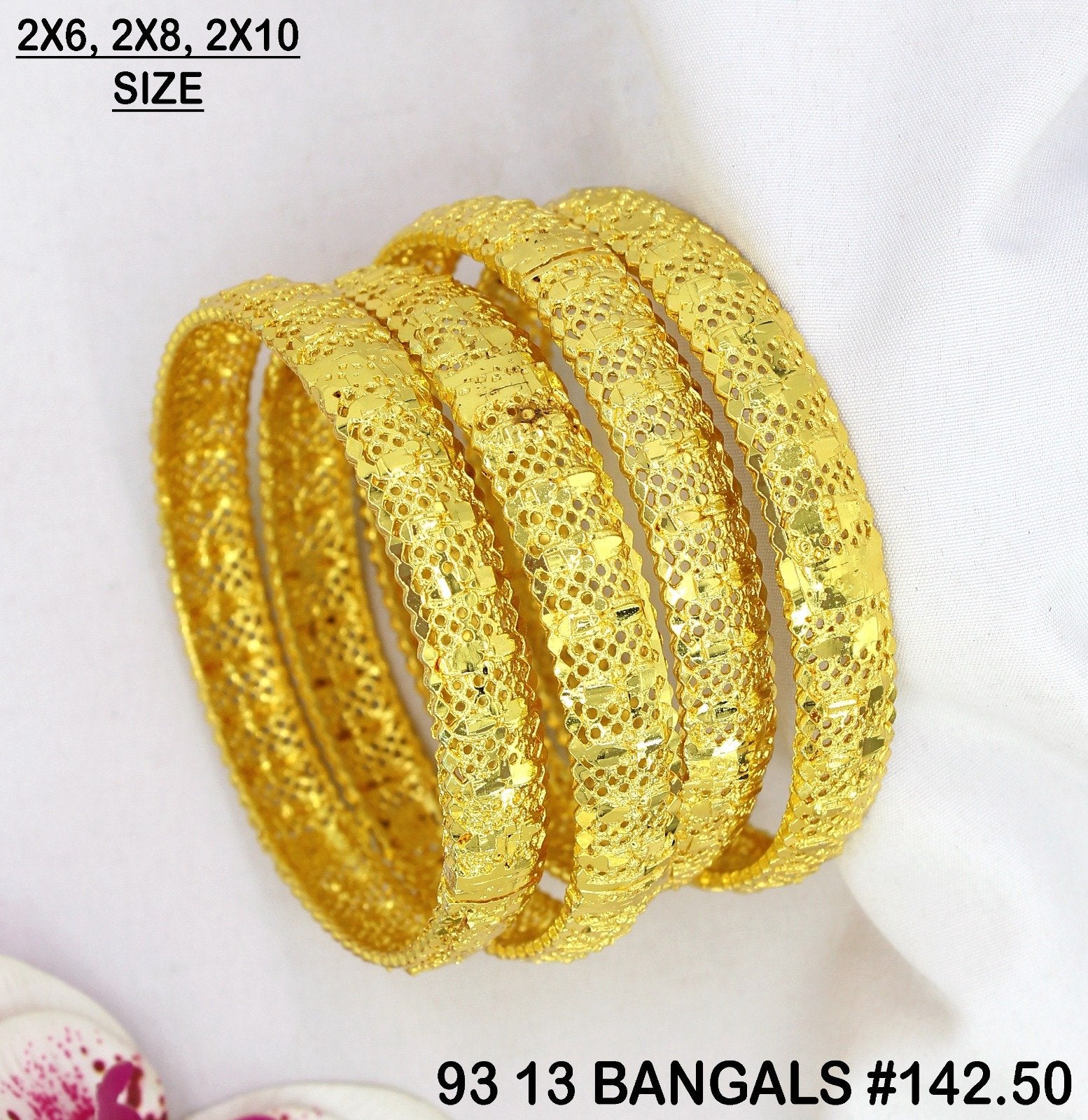 Morison Designer Gold-Plated Bangles for Women | Traditional Ethnic Jewellery | Perfect for Weddings, Parties & Festive Wear