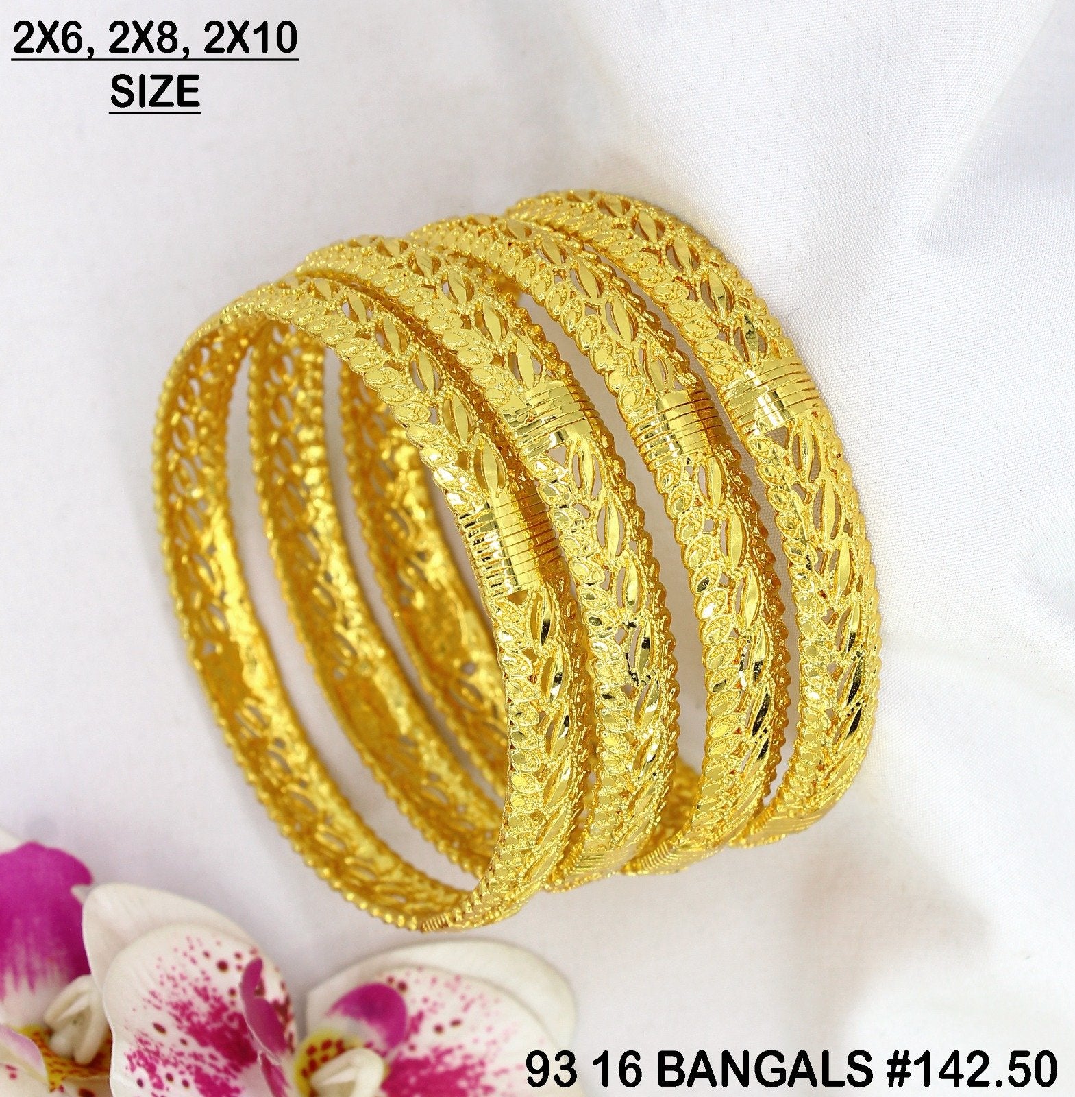 Morison Designer Gold-Plated Bangles for Women | Traditional Ethnic Jewellery | Perfect for Weddings, Parties & Festive Wear