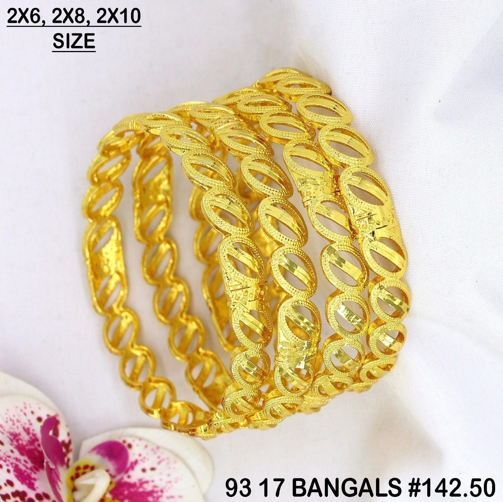 Morison Designer Gold-Plated Bangles for Women | Traditional Ethnic Jewellery | Perfect for Weddings, Parties & Festive Wear