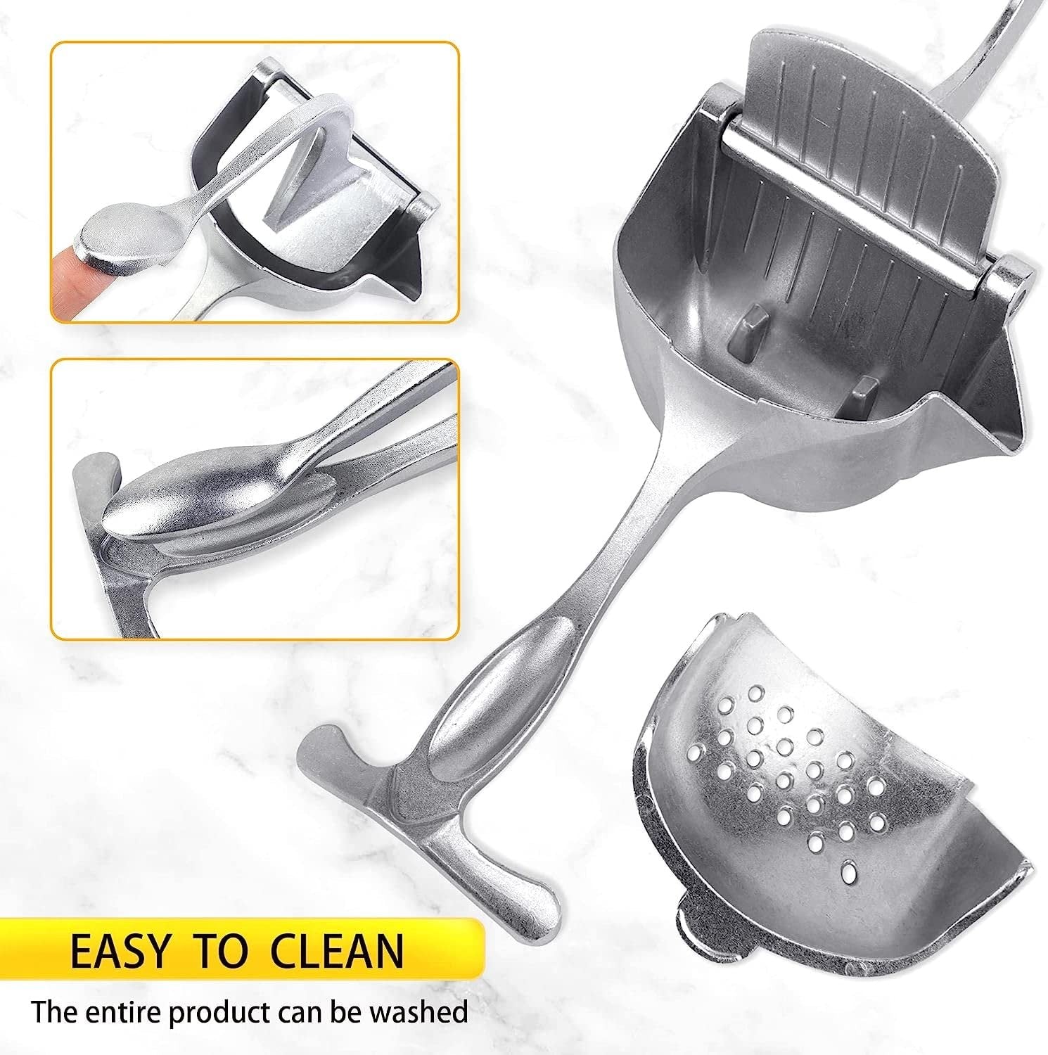 Durable Aluminum Juicer - Heavy-Duty Citrus Press for Fresh Juice Extraction