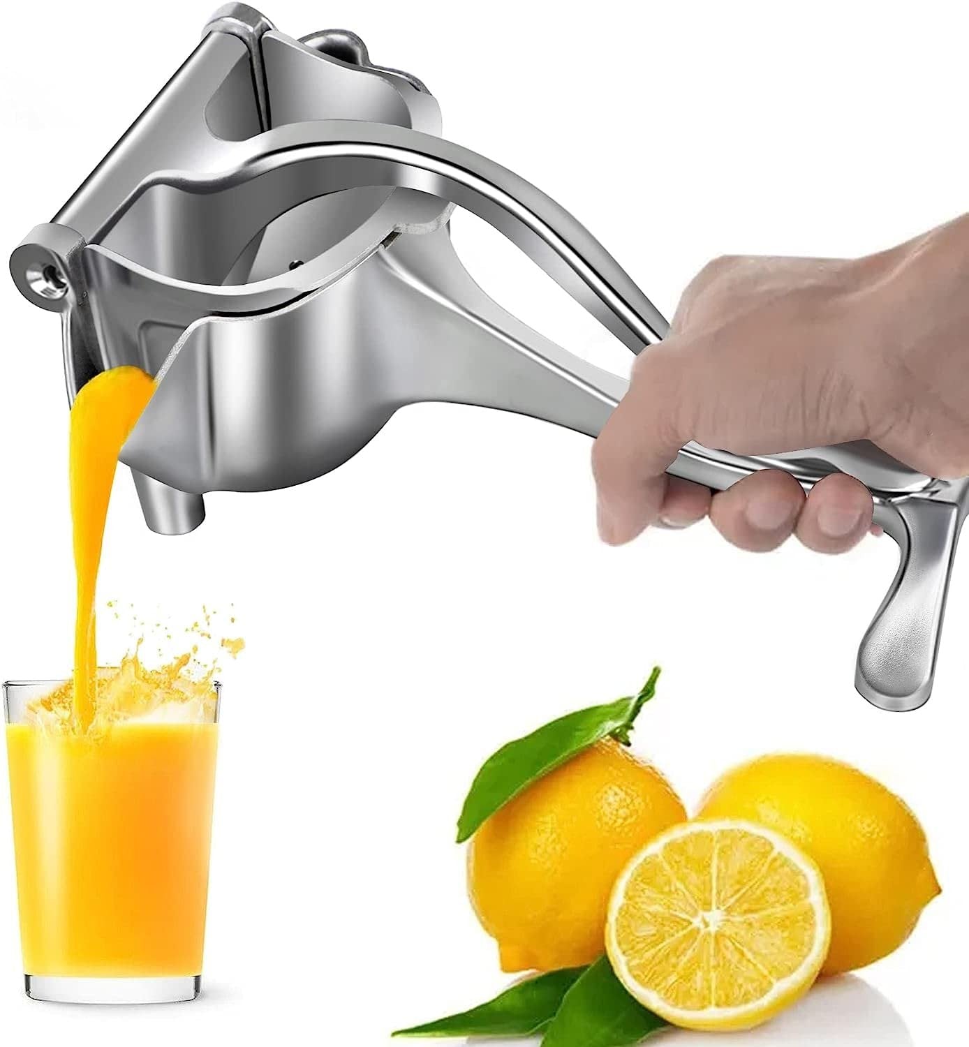 Durable Aluminum Juicer - Heavy-Duty Citrus Press for Fresh Juice Extraction