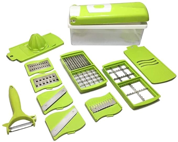 12-in-1 Nicer Dicer - Versatile Kitchen Tool for Effortless Chopping, Slicing, and Dicing