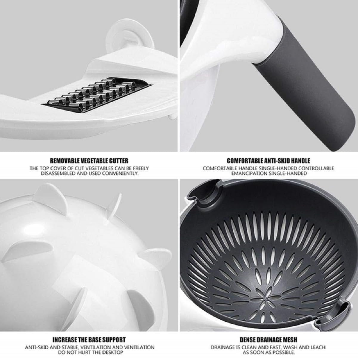 9-in-1 Wet Basket - Versatile Kitchen Tool for Washing, Draining, and Storing Fruits and Vegetables