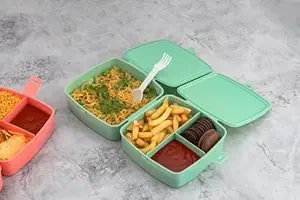 2 Pcs Lunch Box Set - Durable and Stylish Food Containers for Meal Prep