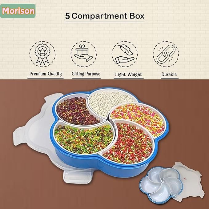 Multipurpose Dry Fruit Box - Stylish Airtight Storage Container for Nuts, Snacks, and More
