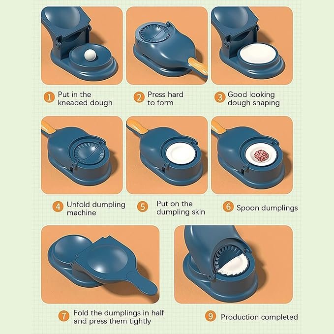 "Homemade Gujiya Maker – Traditional Indian Sweet Dumpling Mould | Perfect for Festivals, Parties, and Quick Snacks "