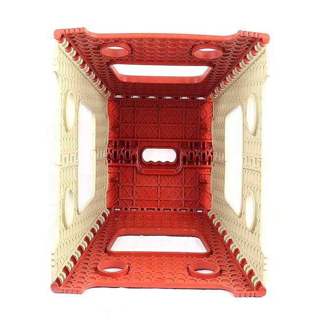 18-Inch Folding Stool - Portable and Sturdy Seating for Home, Camping, and Outdoor Activities