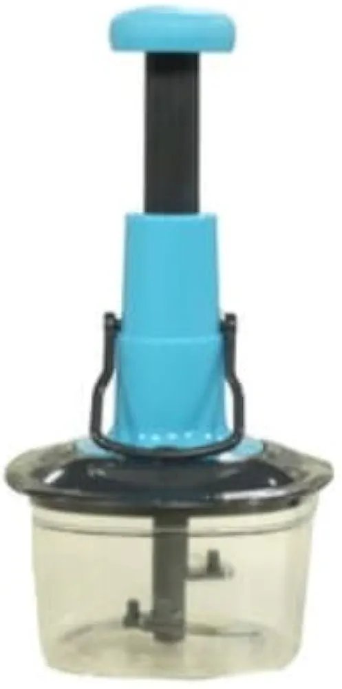 Extra-Large Push Chopper 1100ml – High-Capacity Manual Vegetable & Fruit Chopper with Ultra-Sharp Stainless Steel Blades