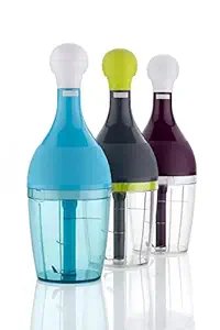 Xpress Push Chopper – Quick and Efficient Vegetable & Fruit Chopper with Sharp Stainless Steel Blades, Compact Design