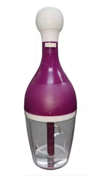 Xpress Push Chopper – Quick and Efficient Vegetable & Fruit Chopper with Sharp Stainless Steel Blades, Compact Design