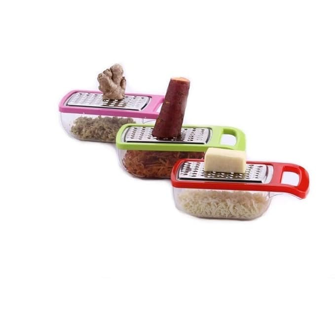 Heavy-Duty Cheese Grater – Durable Stainless Steel Grater for Effortless Cheese, Vegetable, & Fruit Grating, Easy to Use & Clean