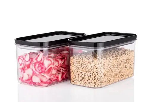 Square Container 3-Piece Set – Airtight, Leak-Proof Food Storage Containers, BPA-Free, Stackable, Microwave & Freezer Safe, Ideal for Kitchen Organization and Meal Prep