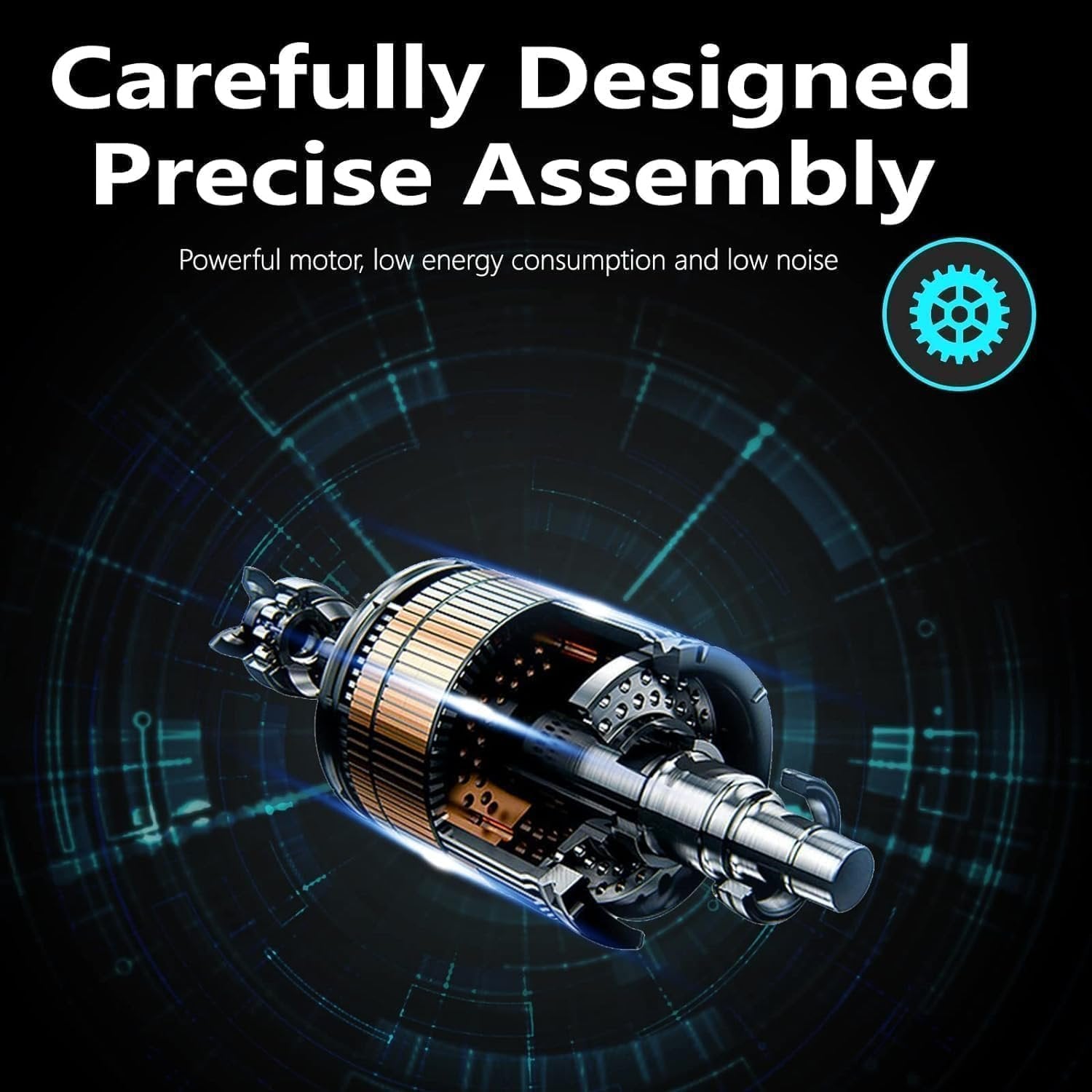 Men's Plastic Body Hair Trimmer – Professional Hair Clipper & Electric Shaving Machine for Dry Shaving, Beard & Hair Trimming with 4 Adjustable Blades, Oil, and Cleaning Brush