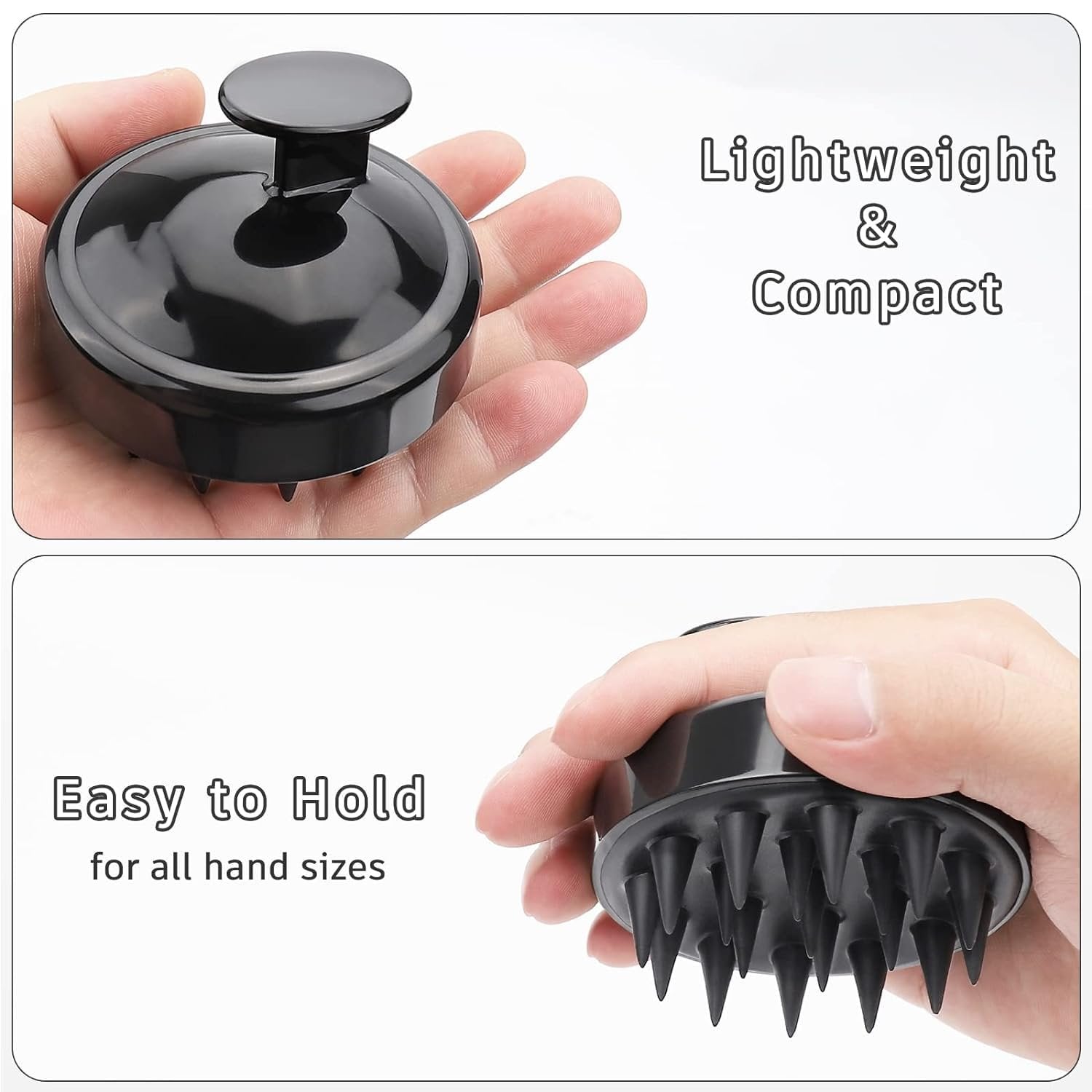 Safe Scalp Massager for Hair Growth – Gentle Handheld Head Massager for Enhanced Blood Circulation, Stress Relief & Scalp Health