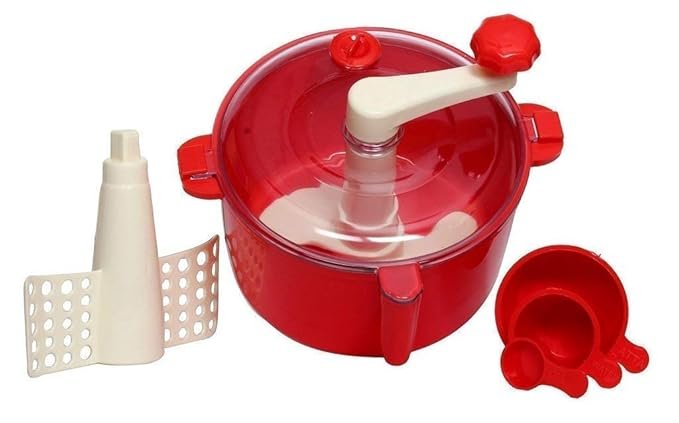 10-in-1 Atta Maker - Multi-Function Flour Mill, Atta, Dosa, Idli & More Batter Maker, Automatic Food Processor, Fast & Easy, Stainless Steel, Compact & Durable, Ideal for Indian Kitchen