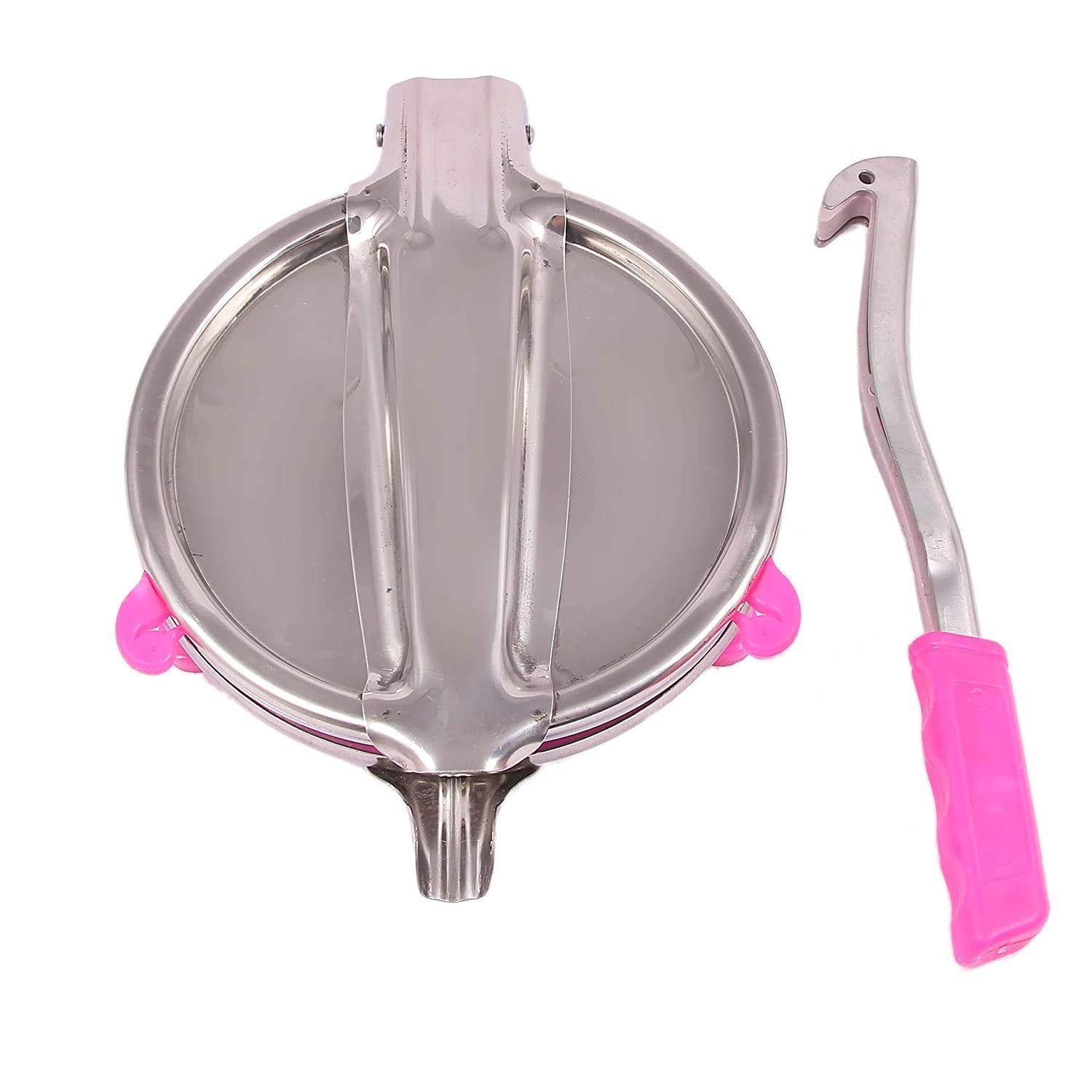 SS Puri/Chapati Press – Premium Stainless Steel Roti Press for Easy & Even Chapati, Puri, Paratha, and Flatbread Making, Durable, Non-Stick, Easy to Use, Ideal for Home Kitchens and Professional Use