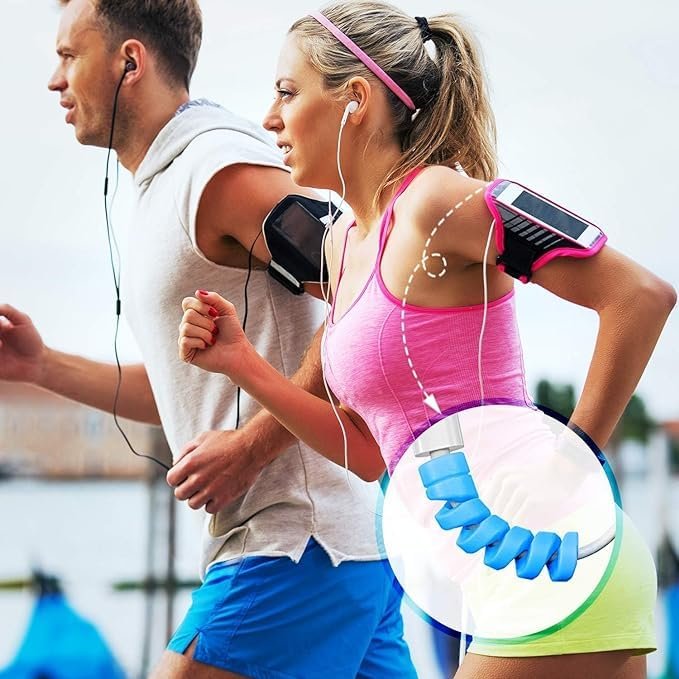 Cable Protector – Durable Silicone Cable Sleeve for Charging Cords, Headphone Wires & USB Cables – Prevents Fraying & Damage, Flexible and Easy to Use, Pack of 4