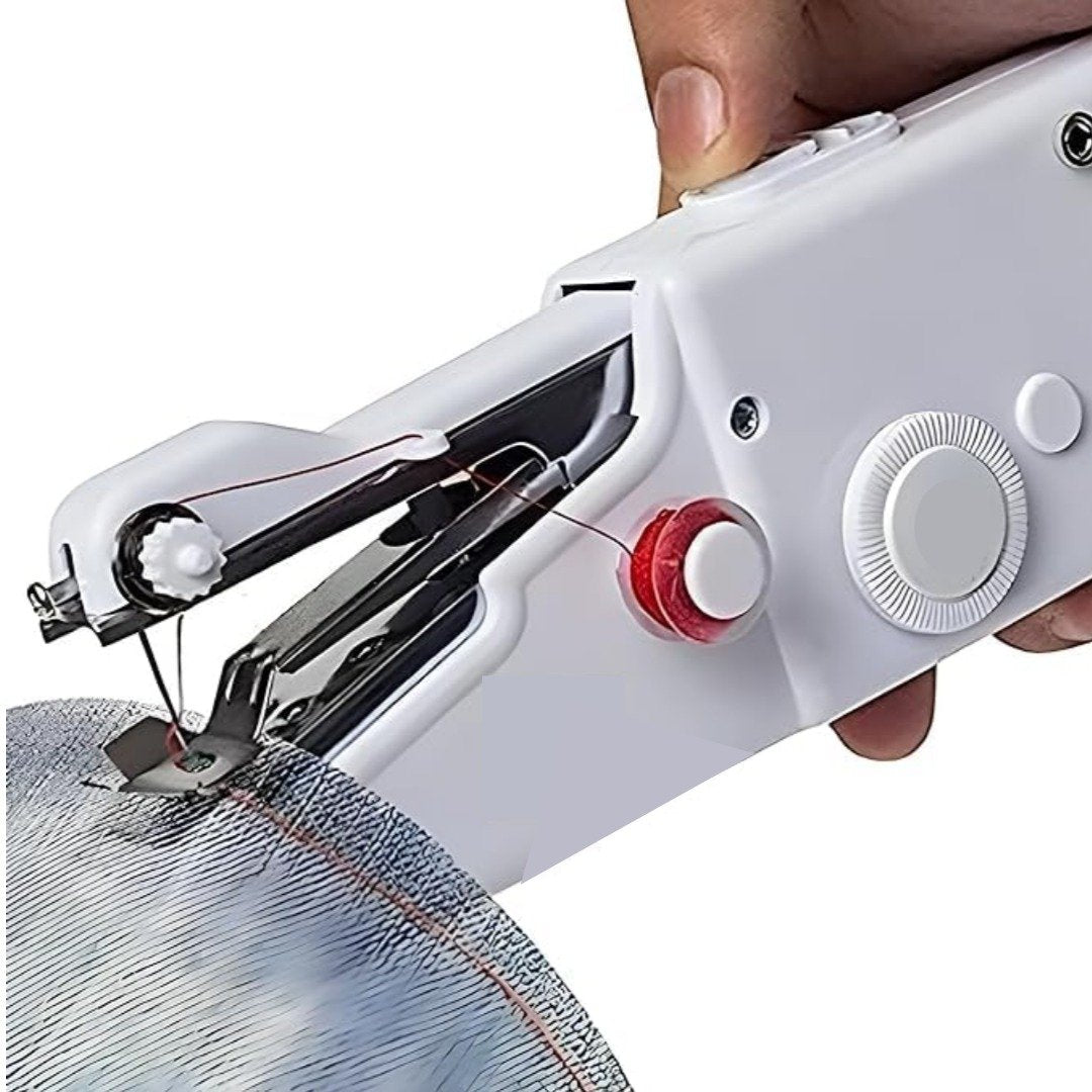 Handheld Portable Mini Electric Cordless Sewing Machine for Beginners, Lightweight &amp; Compact, Easy-to-Use for Quick Repairs &amp; DIY Projects