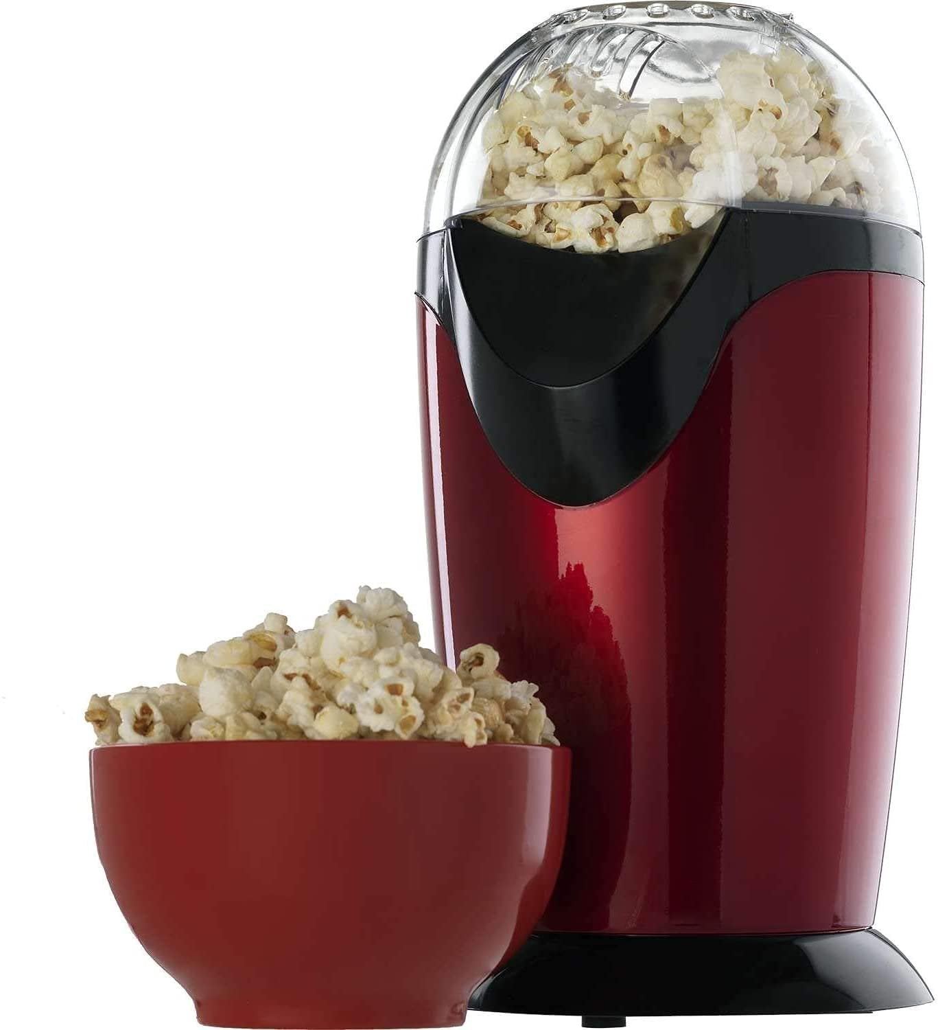 Easy Popcorn Maker – Hot Air Popper, Oil-Free, Fast and Convenient, Perfect for Healthy Homemade Popcorn, 1200W, Compact Design, Ideal for Family Movie Nights and Parties