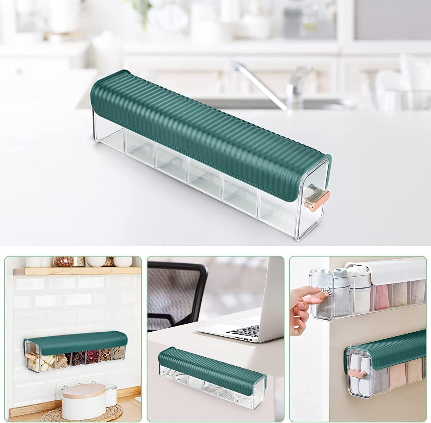 6 Slot Socks Organizer - Space-Saving Drawer Organizer for Socks, Underwear, and Accessories | Foldable, Durable, and Easy to Use