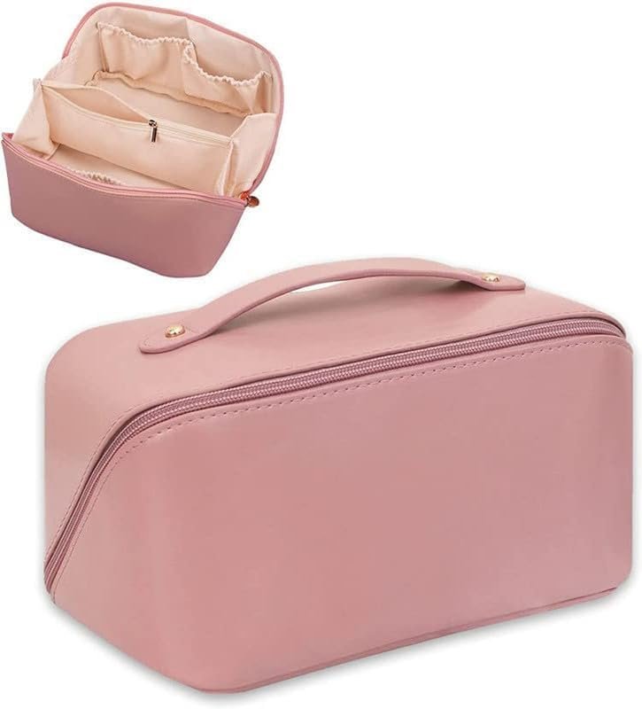 Cute PU Makeup Bag – Stylish & Compact Cosmetic Organizer for Travel, Toiletries, and Everyday Use, Waterproof and Durable PU Leather Makeup Case