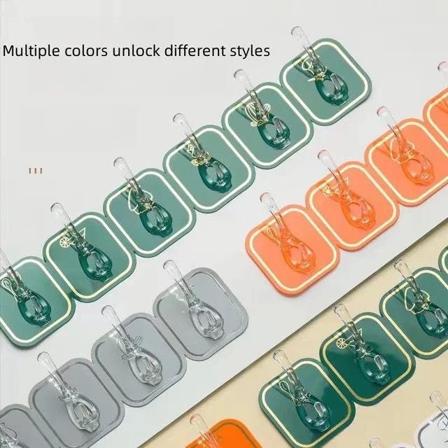 Self Adhesive Hook – Strong & Durable Wall Hook for Hanging, No Nails or Drilling Required, Waterproof and Removable, Ideal for Home, Bathroom, Kitchen, and Office