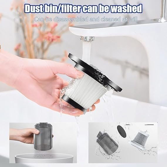 2 in 1 Vacuum Cleaner - Cordless, Lightweight Stick & Handheld Vacuum | Powerful Suction for Home, Car, and Pet Hair | Easy to Use and Clean