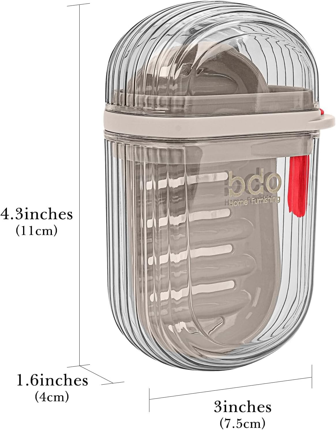 Portable Soap Dishes – Leak-Proof, Compact Soap Holder for Travel, Home, and Outdoor Use, Keeps Soap Dry and Organized