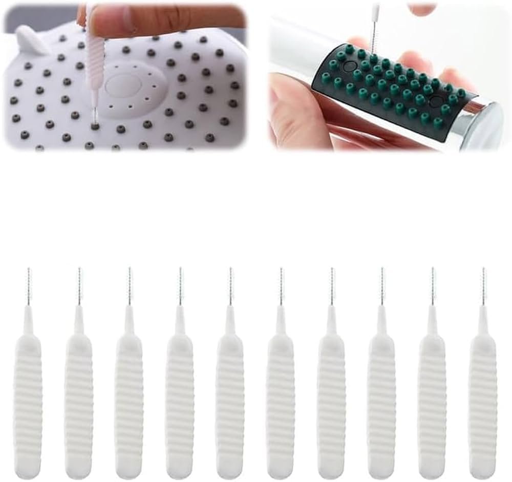 Shower Nozzle Cleaning Brush – Effective Water Hardness & Limescale Remover, Easy-to-Use Brush for Cleaning Shower Heads, Faucet Nozzles, and Sprayers