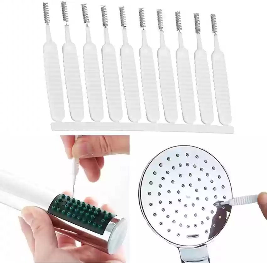 Shower Nozzle Cleaning Brush – Effective Water Hardness & Limescale Remover, Easy-to-Use Brush for Cleaning Shower Heads, Faucet Nozzles, and Sprayers