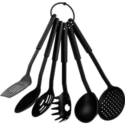 6 PCS Kitchen Tool Set - Essential Spoon Set for Cooking, Serving, and Stirring | Heat-Resistant, Non-Stick, Durable Tools for Every Kitchen