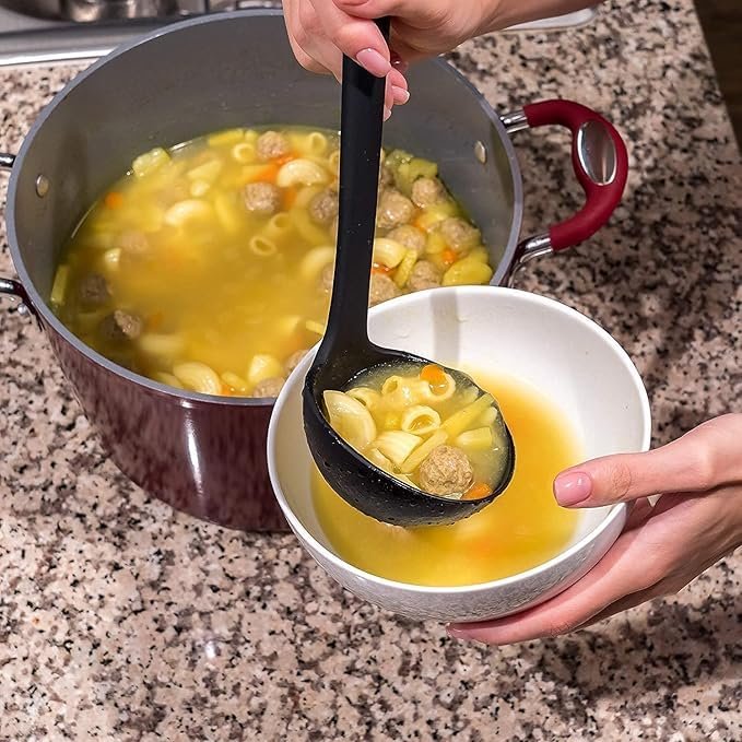 6 PCS Kitchen Tool Set - Essential Spoon Set for Cooking, Serving, and Stirring | Heat-Resistant, Non-Stick, Durable Tools for Every Kitchen