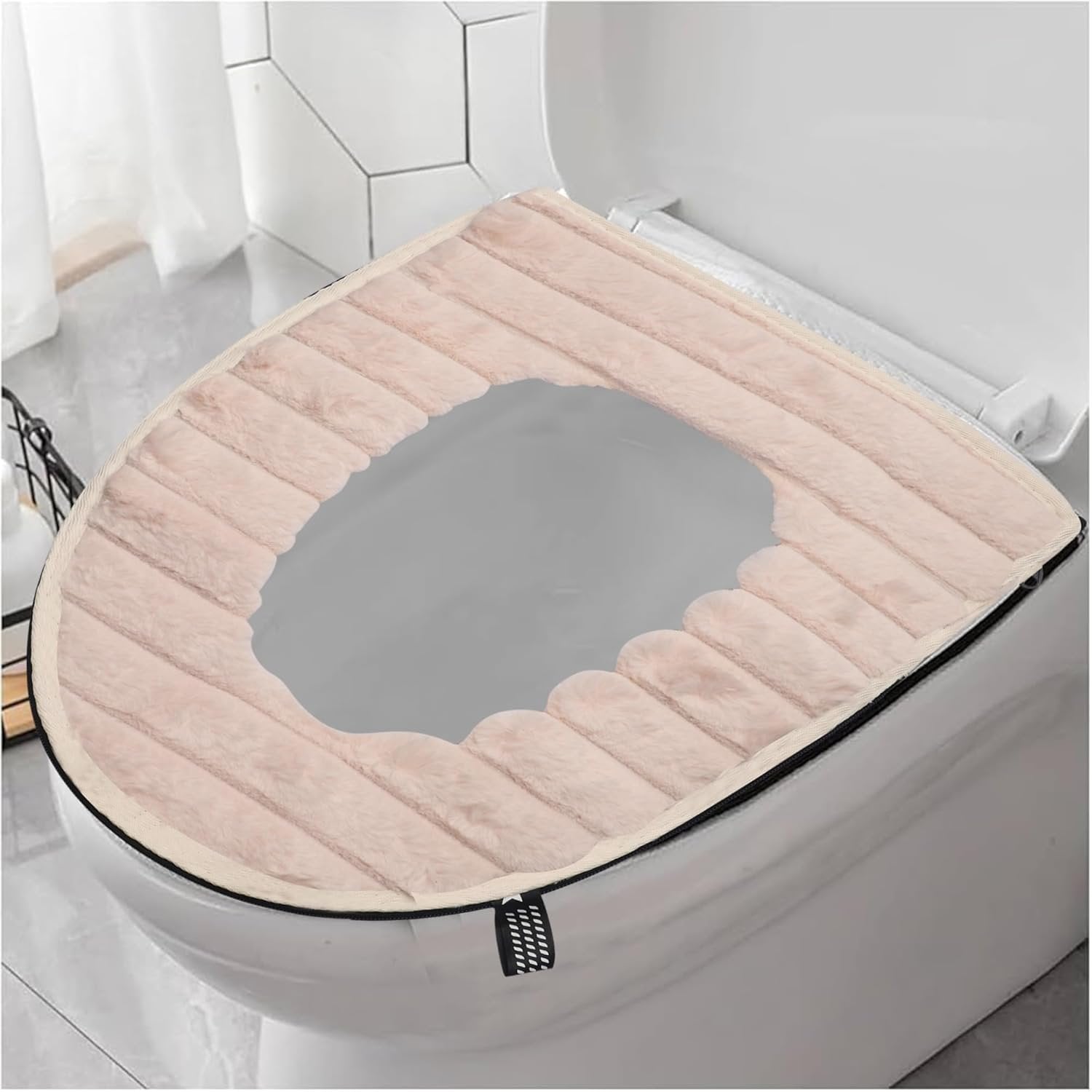 Toilet Seat Cover – Soft, Comfortable & Hygienic Seat Protector, Easy to Install, Ideal for Home and Travel Use, Provides Extra Cushioning and Warmth