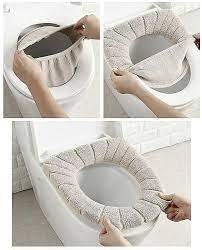 Toilet Seat Cover – Soft, Comfortable & Hygienic Seat Protector, Easy to Install, Ideal for Home and Travel Use, Provides Extra Cushioning and Warmth