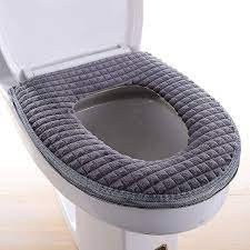 Toilet Seat Cover – Soft, Comfortable & Hygienic Seat Protector, Easy to Install, Ideal for Home and Travel Use, Provides Extra Cushioning and Warmth