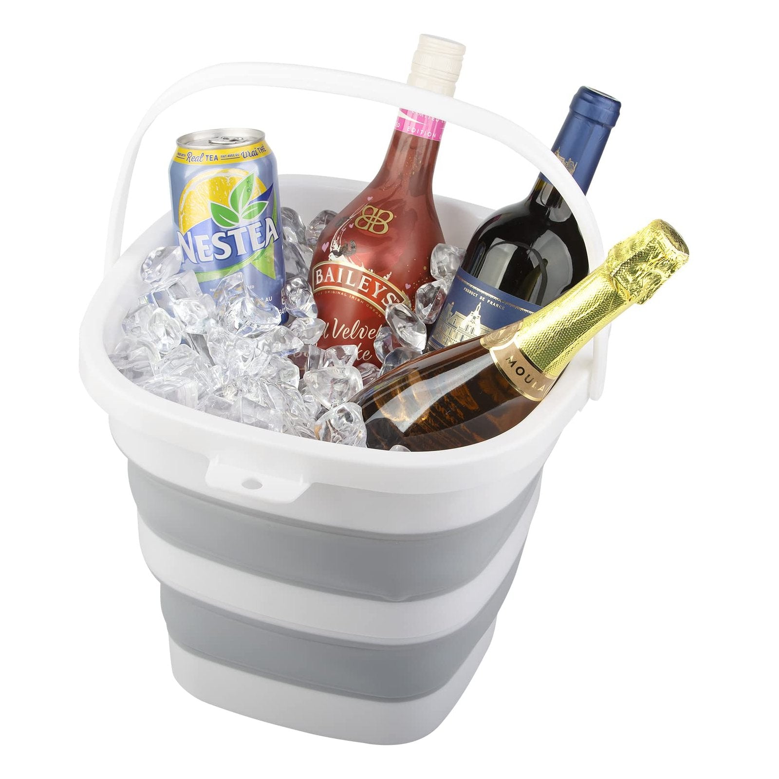 Silicon Folding Bucket – Portable, Collapsible, Multi-Use Storage and Carrying Solution, Ideal for Travel, Camping, Laundry, and Home Use