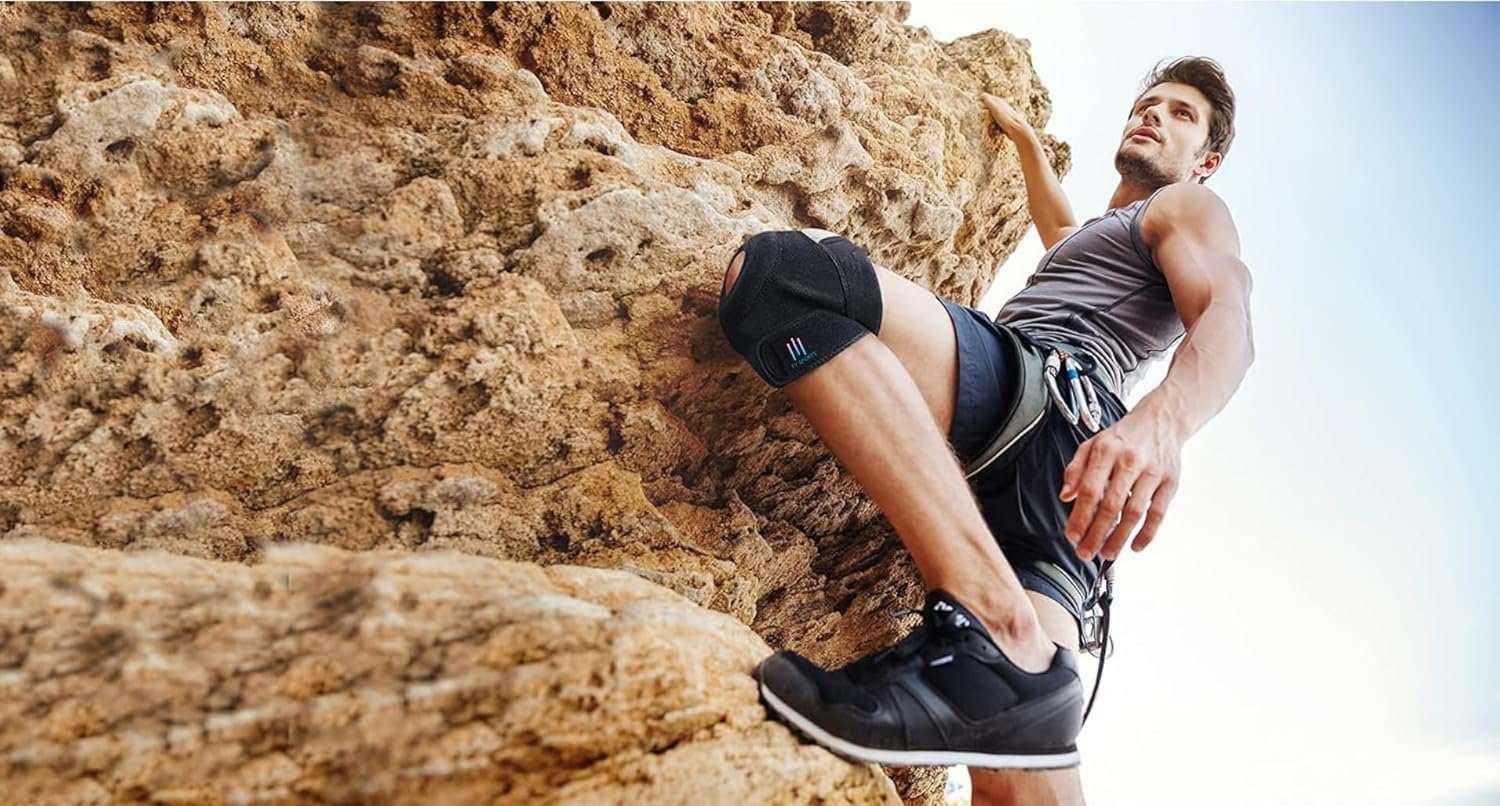 Power Knee Support – Adjustable Compression Knee Brace for Joint Pain Relief, Arthritis, Patella Stabilization, Comfortable, Breathable, and Durable