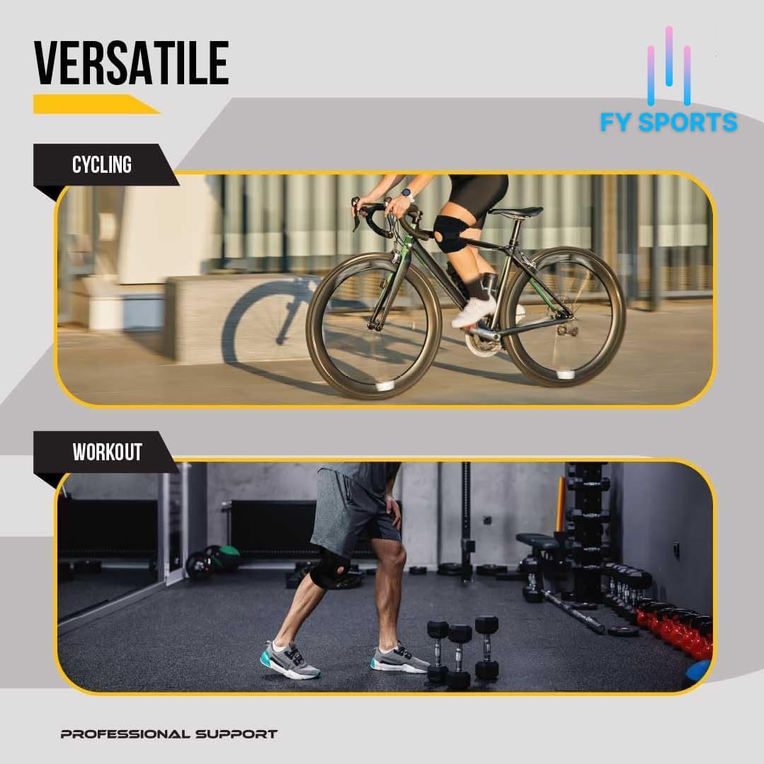 Power Knee Support – Adjustable Compression Knee Brace for Joint Pain Relief, Arthritis, Patella Stabilization, Comfortable, Breathable, and Durable