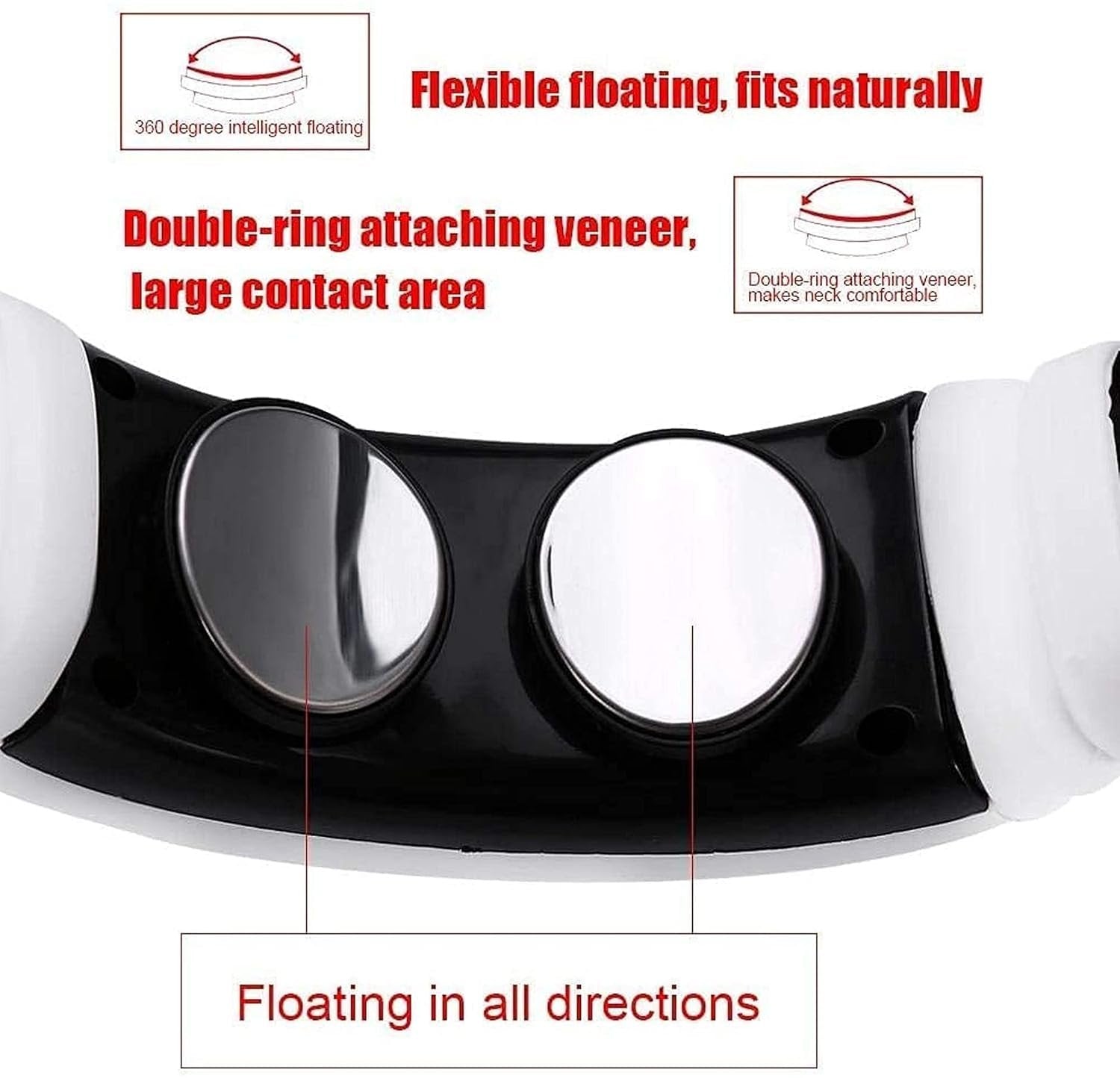 Electric Neck Massager - Rechargeable Neck and Shoulder Pain Relief Massager | Portable, Adjustable, Soothing Vibration Therapy for Stress Relief