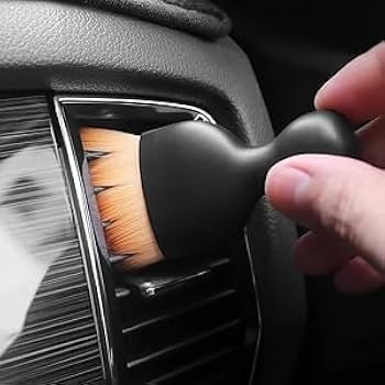 Car Cleaning Brush - Small | Compact &amp; Efficient Detailing Brush for Interior &amp; Exterior