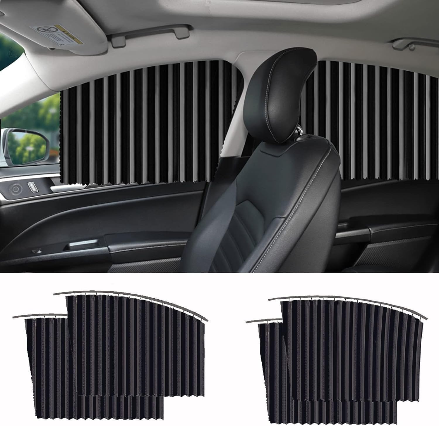 Car Window Curtain | UV Protection &amp; Privacy Shades for Vehicles