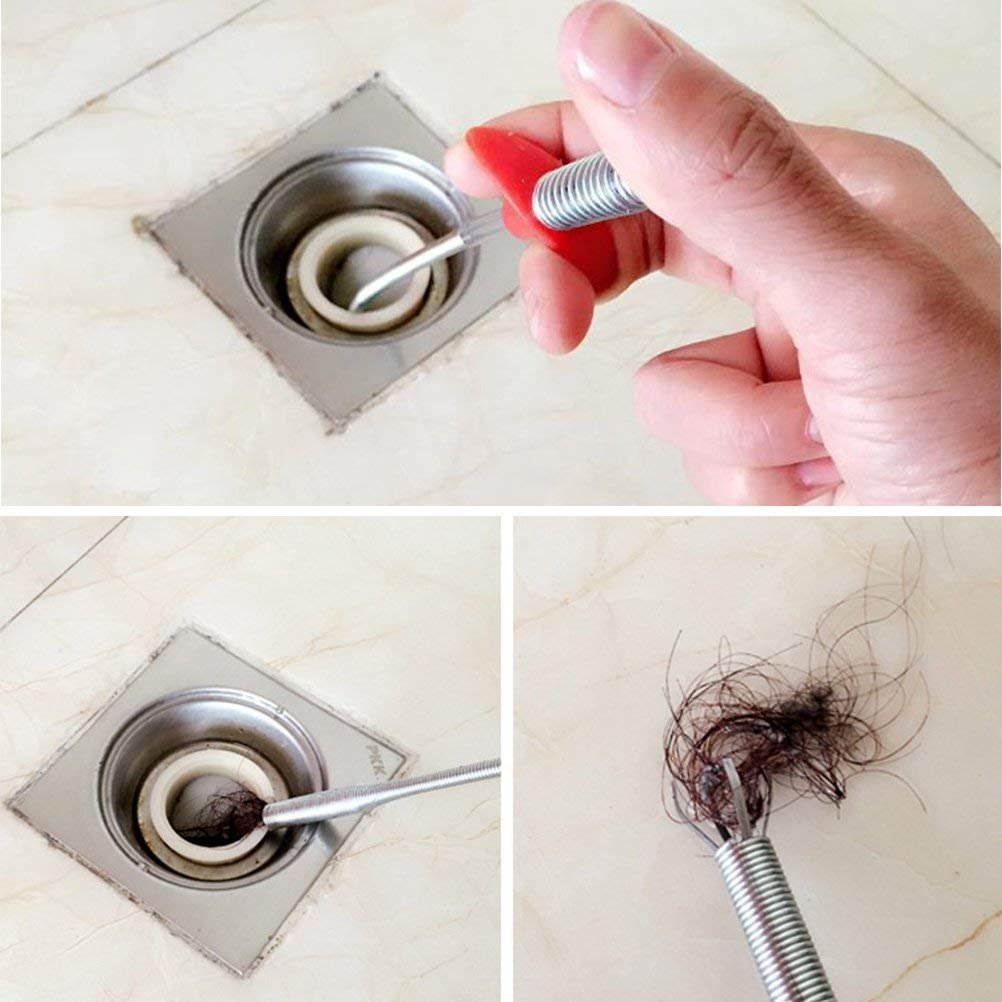 Drain Hair Catcher – Prevent Clogs, Hair Strainer for Bathtub, Shower, and Sink Drains, Easy to Install, Durable, Non-Slip, Ideal for Hair, Debris, and Soap Scum